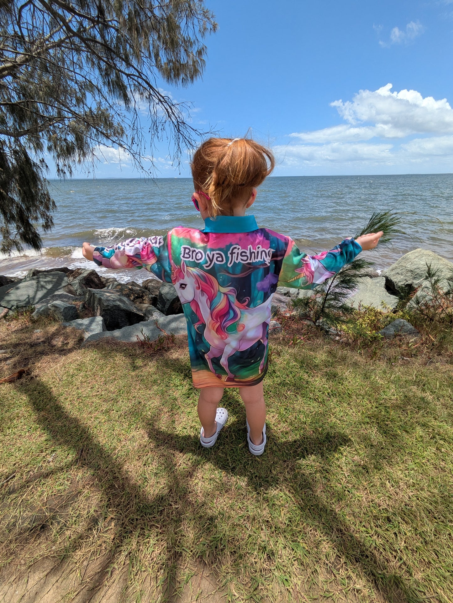 Teal Unicorn Fishing Shirts and Shorts Deal !