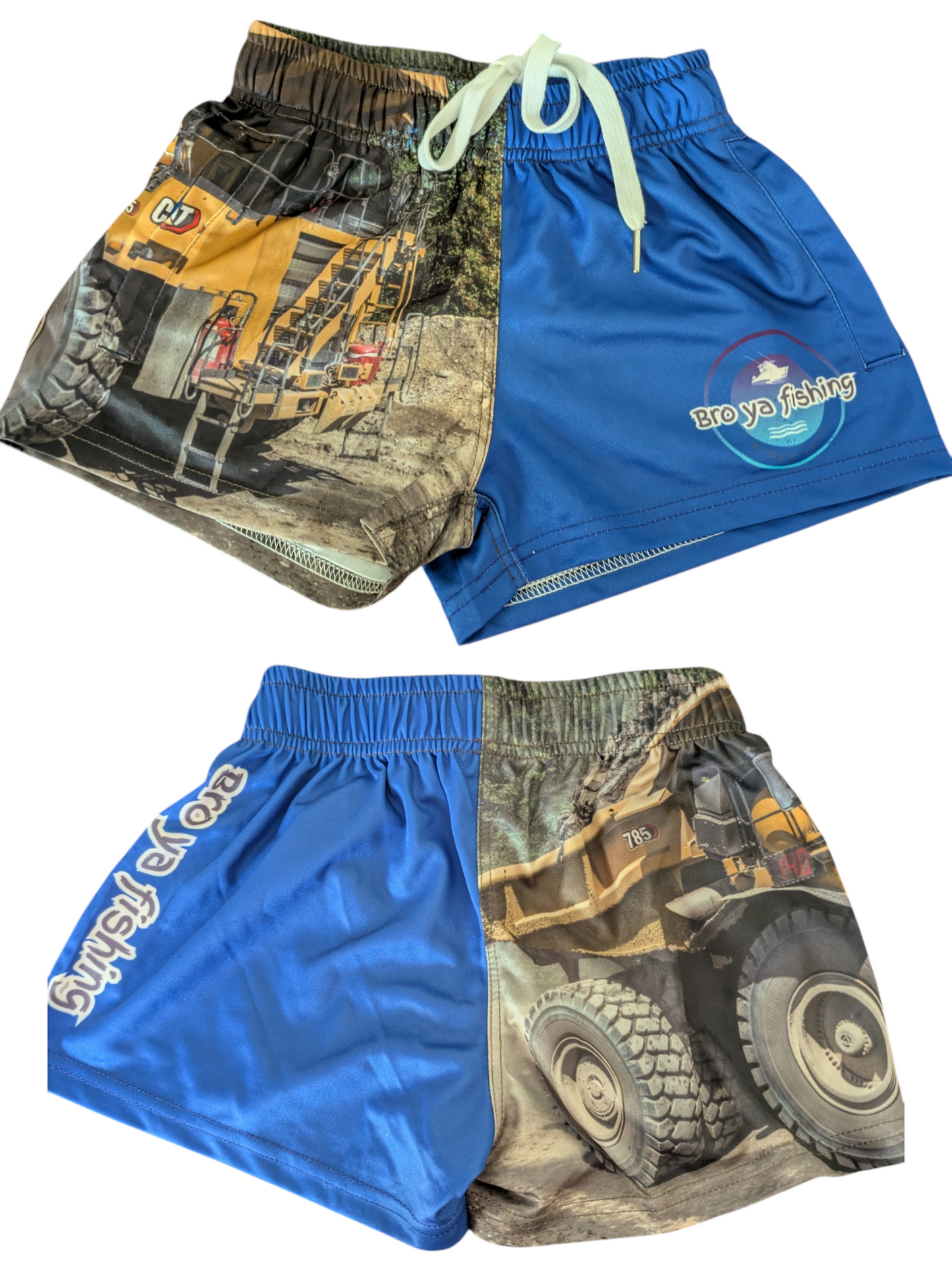 Dump Truck Fishing Shirts and Shorts
