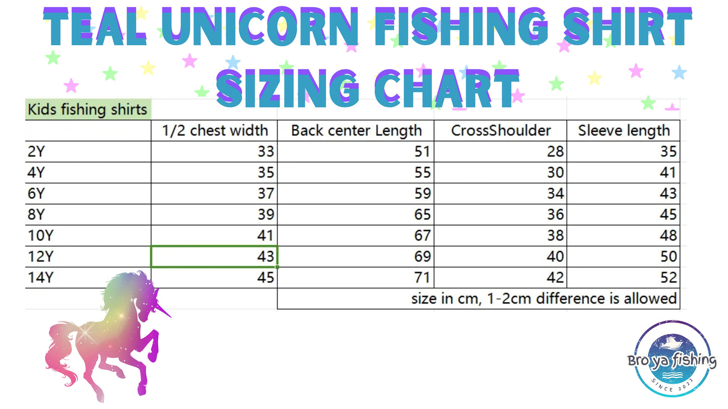 Teal Unicorn Fishing Shirts and Shorts Deal !