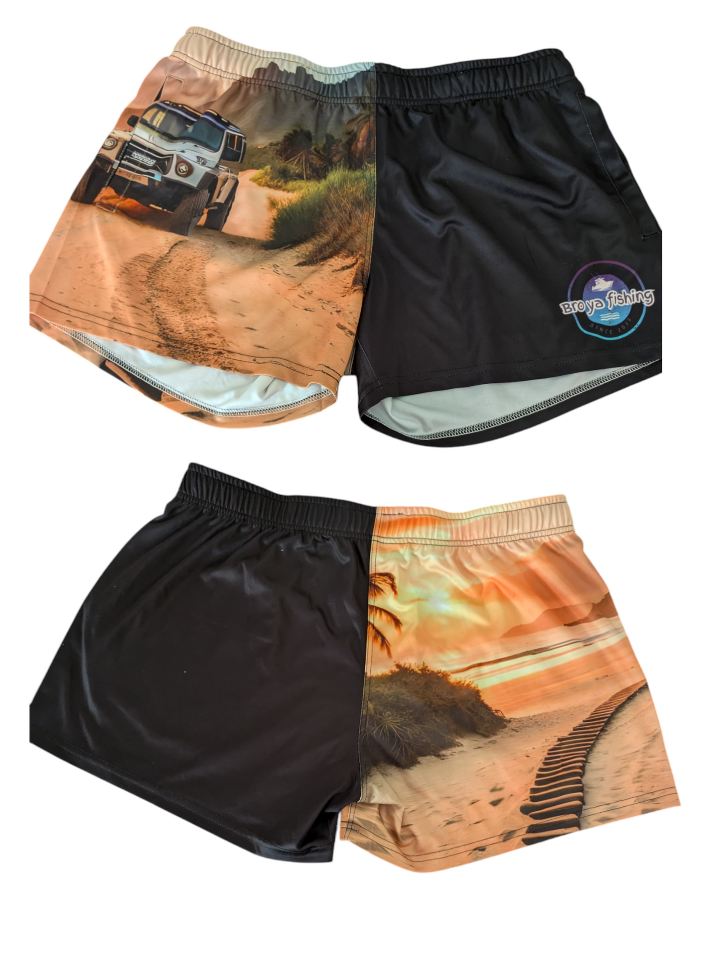 Sunset Track Footy Shorts