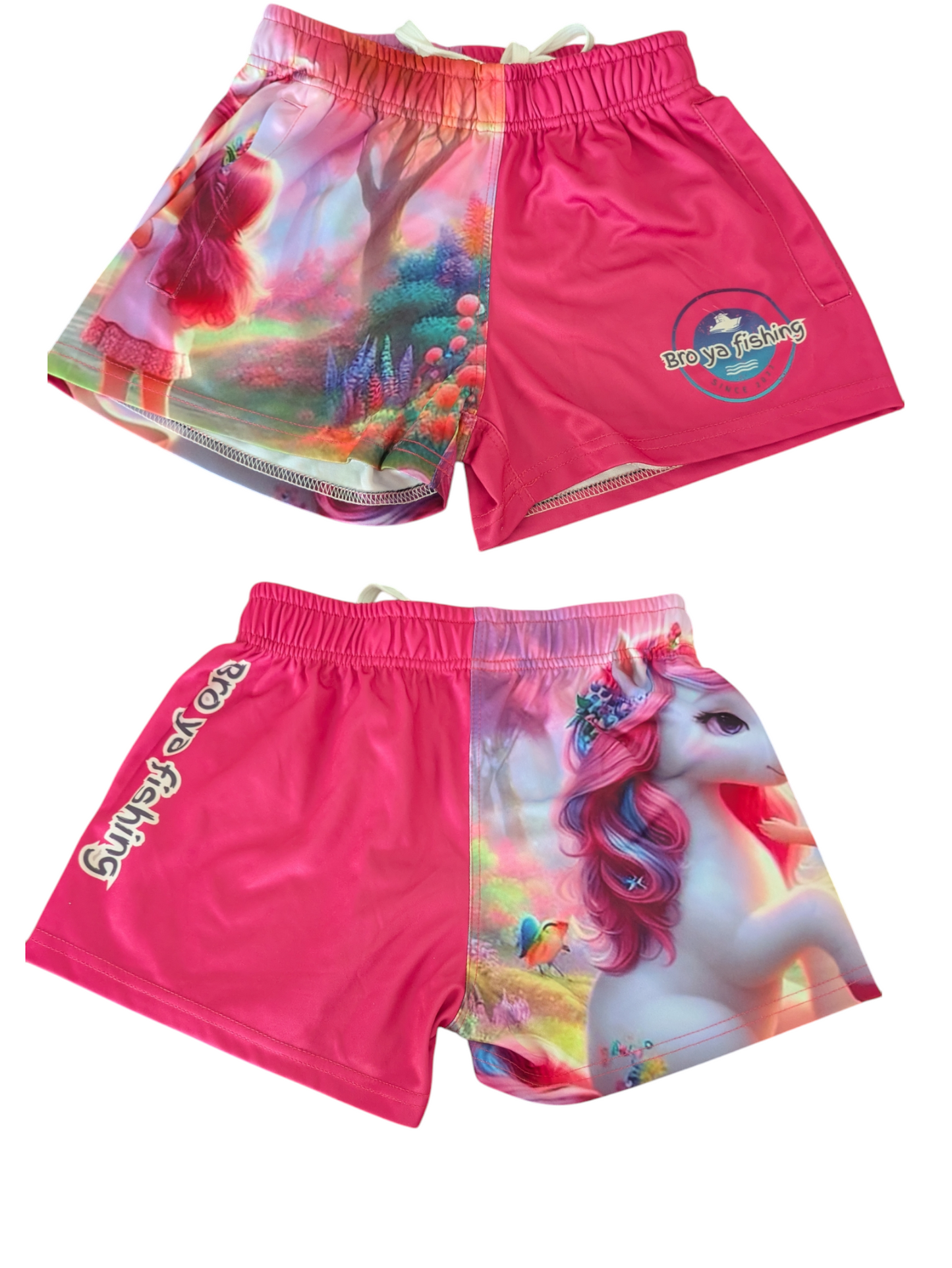 Pink Unicorn Fishing shirts and Short combo !