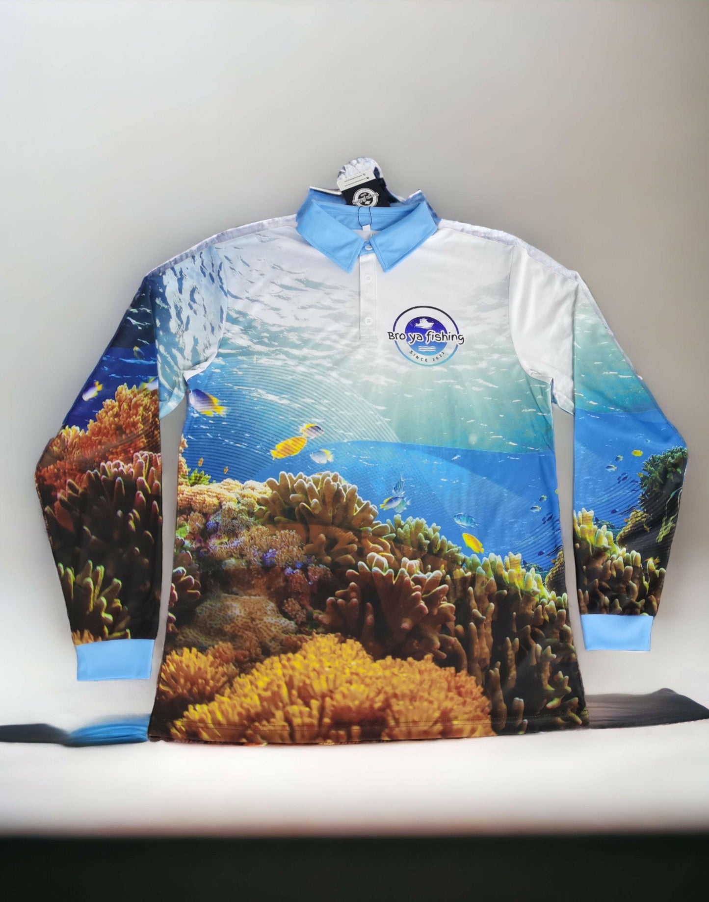 High-quality long sleeve fishing shirt with UV protection